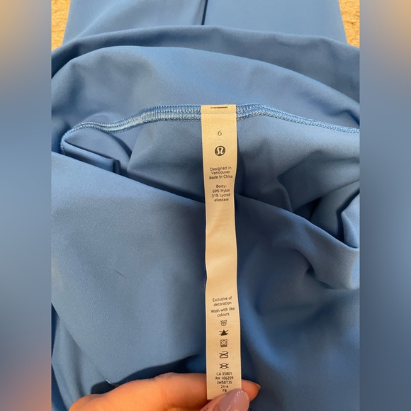 Lululemon Wunder Under High Rise Tight Blue Nile 28” Inseam LW5BT3S Size 6 - Picture 3 of 3